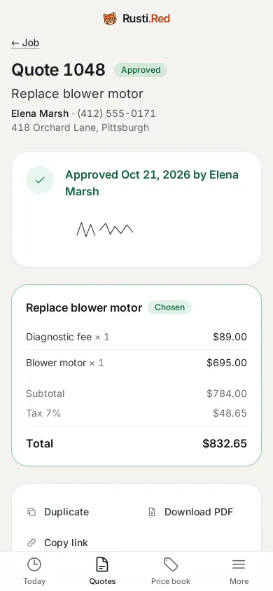 Approved