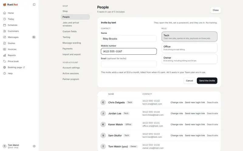 Add a person