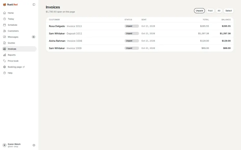 Invoices
